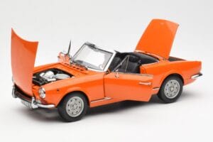 Fiat 124 BS Orange Sun Star 1:18 4906 Druckguss — Bild 2 von 8