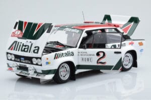 Fiat 131 Abarth Alitalia #2 W. Röhrl / C. Geistdörfer Rally Monte Carlo 1978 Kyosho 1:18 08376G Druckguss — Bild 2 von 10