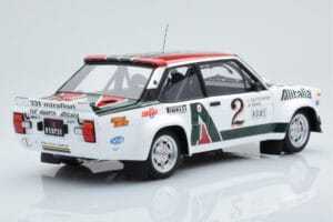 Fiat 131 Abarth Alitalia #2 W. Röhrl / C. Geistdörfer Rally Monte Carlo 1978 Kyosho 1:18 08376G Druckguss — Bild 3 von 10