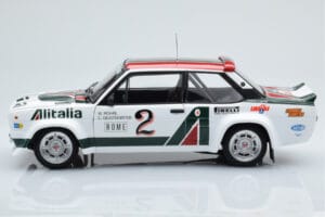 Fiat 131 Abarth Alitalia #2 W. Röhrl / C. Geistdörfer Rally Monte Carlo 1978 Kyosho 1:18 08376G Druckguss — Bild 4 von 10