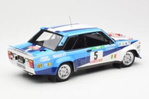 Fiat 131 Abarth #5 Team Fiat Works Rally Portugal 1980 Kyosho 1:18 08376A Druckguss — Bild 3 von 8