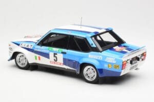 Fiat 131 Abarth #5 Team Fiat Works Rally Portugal 1980 Kyosho 1:18 08376A Druckguss — Bild 7 von 8