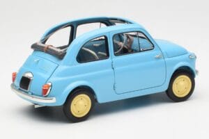 Fiat Nuova 500 Celeste Blau Kyosho 1:18 08966LB Druckguss — Bild 3 von 8