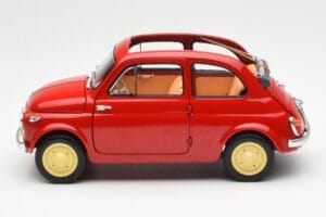 Fiat Nuova 500 Coral Rot Kyosho 1:18 08966R Druckguss — Bild 4 von 8