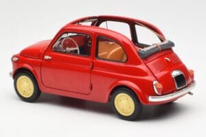 Fiat Nuova 500 Coral Rot Kyosho 1:18 08966R Druckguss — Bild 7 von 8