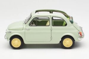 Fiat Nuova 500 Clear Grün Kyosho 1:18 08966LG Druckguss — Bild 4 von 8