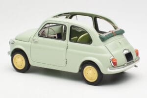 Fiat Nuova 500 Clear Grün Kyosho 1:18 08966LG Druckguss — Bild 7 von 8