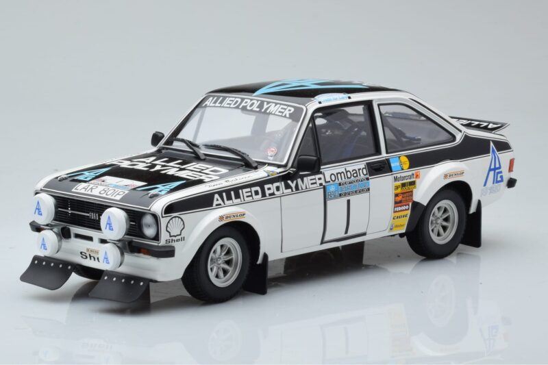 Ford Escort RS 1800 Allied Polymer #1 T. Makinen / H. Liddon Winner RAC Rally 1975 Minichamps 1:18 100758401 Druckguss