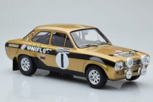 Ford Escort Mk1 RS1600 Night Version #1 R. Clark / J. Porter Rally Wales 1972 IXO 1:18 18RMC100 Druckguss — Bild 4 von 6