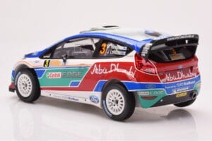 Ford Fiesta RS WRC Ford Abu Dhabi #3 M. Hirvonen / J. Lehtinen Winner Rally Australia 2011 Minichamps 1:18 151110803 Druckgus — Bild 5 von 6