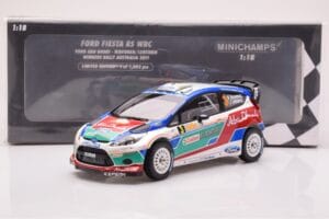 Ford Fiesta RS WRC Ford Abu Dhabi #3 M. Hirvonen / J. Lehtinen Winner Rally Australia 2011 Minichamps 1:18 151110803 Druckgus — Bild 6 von 6