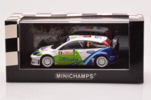 Ford Focus RS WRC #4 R. Kresta / J. Tomanek Rally Monte Carlo 2005 Minichamps 1:43 400058404 Druckguss — Bild 4 von 4