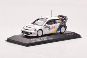 Ford Focus RS WRC #4 M. Martin / M. Park Neste Rally Finland Winners 2003 Minichamps 1:43 400038304 Druckguss — Bild 2 von 4