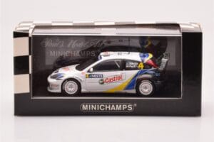Ford Focus RS WRC #4 M. Martin / M. Park Neste Rally Finland Winners 2003 Minichamps 1:43 400038304 Druckguss — Bild 4 von 4