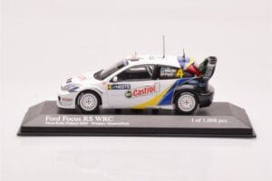 Ford Focus RS WRC #4 M. Martin / M. Park Neste Rally Finland Winners 2003 Minichamps 1:43 400038304 Druckguss