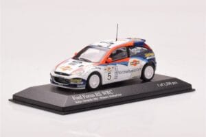 Ford Focus RS WRC #5 C. McRae / N. Grist Rally Acropolis Winner 2002 Minichamps 1:43 430028905 Druckguss — Bild 2 von 4
