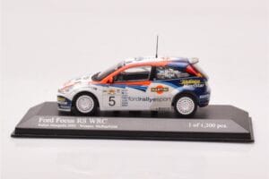 Ford Focus RS WRC #5 C. McRae / N. Grist Rally Acropolis Winner 2002 Minichamps 1:43 430028905 Druckguss