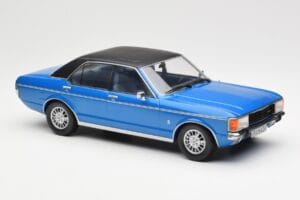 Ford Granada Mk1 Metallic Blau Matt Schwarz MCG 1:18 MCG18394 Druckguss — Bild 4 von 6