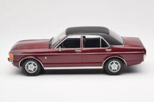 Ford Granada Mk1 Metallic Dunkelrot Matt Schwarz MCG 1:18 MCG18393 Druckguss — Bild 3 von 6