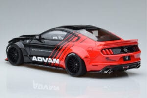 Ford Mustang S550 LB Works Liberty Walk Advan GT Spirit 1:18 KJ035 Resin — Bild 5 von 6