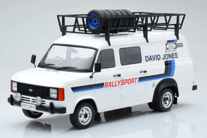 Ford Transit Mk2 Van Team David Jones Rally Assistance IXO 1:18 18RMC033XE Druckguss