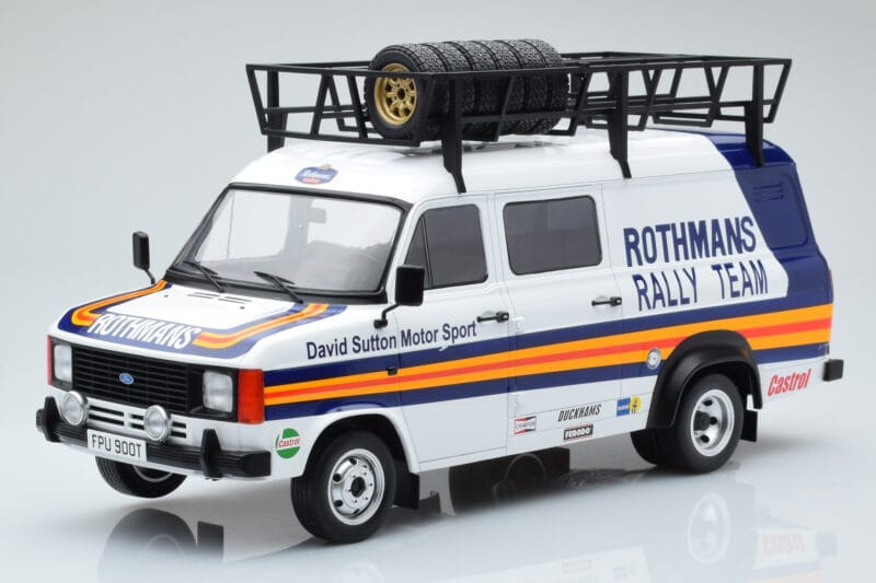 Ford Transit Mk2 Van Team Rothmans Rally Assistance IXO 1:18 18RMC057XE Druckguss
