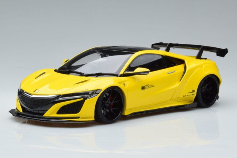 Honda NSX NC1 LB Works Liberty Walk Gelb GT Spirit 1:18 KJ034 Resin