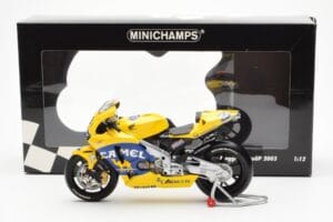 Honda RC211V Pramac Pons #3 M. Biaggi MotoGP 2003 Minichamps 1:12 122037103 Druckguss — Bild 4 von 4