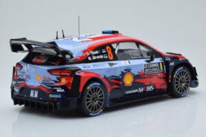 Hyundai i20 Coupe WRC #8 O. Tanak / M. Jarveoja Rally Monte Carlo 2020 IXO 1:18 18RMC067C Druckguss — Bild 2 von 6