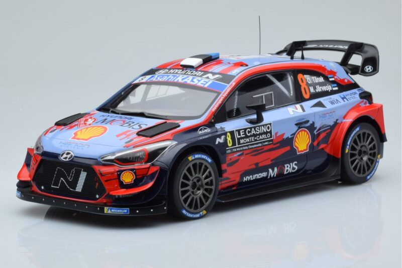 Hyundai i20 Coupe WRC #8 O. Tanak / M. Jarveoja Rally Monte Carlo 2020 IXO 1:18 18RMC067C Druckguss