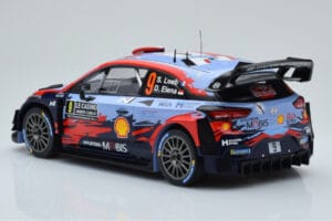 Hyundai i20 Coupe WRC #9 S. Loeb / I. Galmiche Rally Monte Carlo 2020 IXO 1:18 18RMC067B Druckguss — Bild 5 von 6