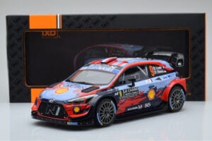 Hyundai i20 Coupe WRC #9 S. Loeb / I. Galmiche Rally Monte Carlo 2020 IXO 1:18 18RMC067B Druckguss — Bild 6 von 6
