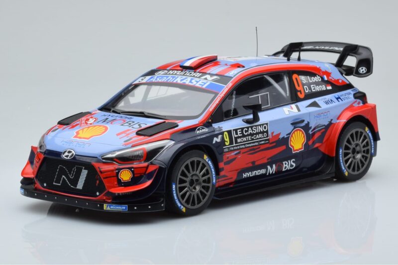 Hyundai i20 Coupe WRC #9 S. Loeb / I. Galmiche Rally Monte Carlo 2020 IXO 1:18 18RMC067B Druckguss