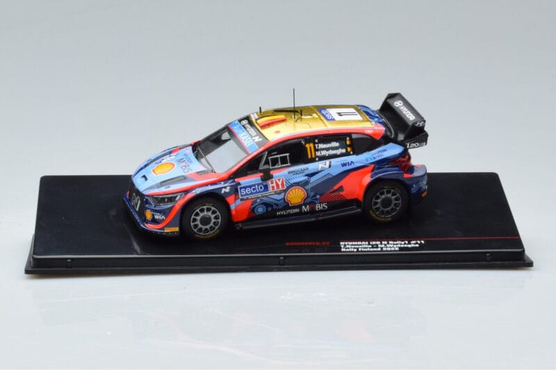 Hyundai i20 N Rally1 #11 T. Neuville / M. Wydaeghe Rally Finland 2022 IXO 1:43 RAM866 Druckguss