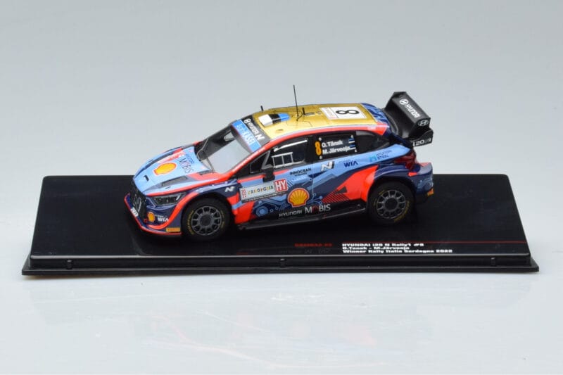 Hyundai i20 N Rally1 #8 O. Tänak / M. Järveoja Rally Italia Sardegna 2022 IXO 1:43 Hyundai i20 N Rally1 #8 O. Tänak / M. Järveoja Rally Italia Sardegna 2022 IXO 1:43 RAM853 Druckguss