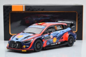 Hyundai i20 N Rally1 #11 T. Neuville / M. Wydaeghe Rally Monte Carlo 2022 IXO 1:18 18RMC112 Druckguss — Bild 6 von 6