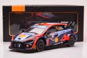 Hyundai i20 N Rally1 #11 T. Neuville / M. Wydaeghe Rally Monte Carlo 2023 IXO 1:18 18RMC153A Druckguss — Bild 6 von 6