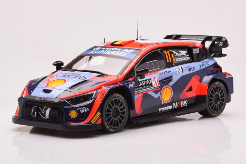 Hyundai i20 N Rally1 #11 T. Neuville / M. Wydaeghe Rally Monte Carlo 2023 IXO 1:18 18RMC153A Druckguss