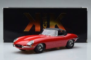 Jaguar E-Type Series 1 Roadster Rot KK-Scale 1:18 KKDC180484 Druckguss — Bild 6 von 6