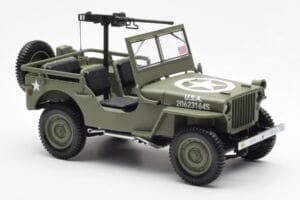 Jeep Willys MB US Army D-Day 1944 Norev 1:18 189016 Druckguss — Bild 8 von 10