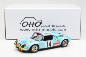 Jide 1600S Gr.4 #14 J. Ragnotti / Jaubert Criterium des Cevennes 1972 Otto 1:18 OT287 Resin — Bild 6 von 6