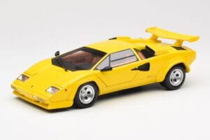 Lamborghini Countach LP 5000 Quattrovalvole Gelb Kyosho 1:18 08320Y Druckguss