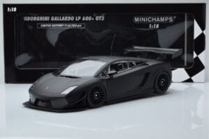 Lamborghini Gallardo LP600+ GT3 Matt Schwarz Minichamps 1:18 151111100 Druckguss — Bild 6 von 6