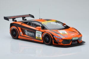 Lamborghini Gallardo LP600+ GT3 Rhinos Leipert Motorsport #12 A. Petrishin / D. Leiper ADAC GT Masters 2011 Minichamps 1:18 1 — Bild 4 von 6