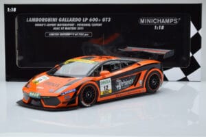 Lamborghini Gallardo LP600+ GT3 Rhinos Leipert Motorsport #12 A. Petrishin / D. Leiper ADAC GT Masters 2011 Minichamps 1:18 1 — Bild 6 von 6