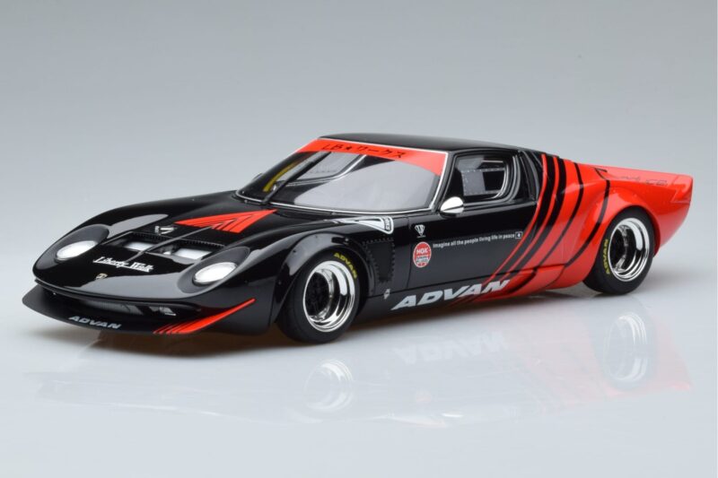 Lamborghini Miura LB Works Liberty Walk Advan GT Spirit 1:18 KJ033 Resin