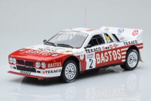 Lancia 037 Bastos #2 P. Snijers / D. Colebunders Rally Ypres 1985 IXO 1:18 18RMC136 Druckguss