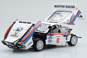 Lancia 037 Martini #8 A. Bettega / M. Perissinot Safari Rally 1985 Kyosho 1:18 08306J Druckguss — Bild 2 von 8