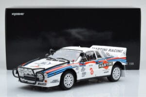 Lancia 037 Martini #8 A. Bettega / M. Perissinot Safari Rally 1985 Kyosho 1:18 08306J Druckguss — Bild 8 von 8