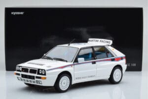 Lancia Delta HF Integrale 6 Weiß Kyosho 1:18 08344E Druckguss — Bild 8 von 8